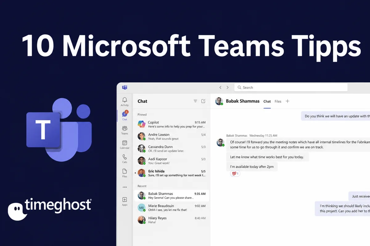 10 Microsoft Teams Tipps für effizienteres Arbeiten (2025-Update)